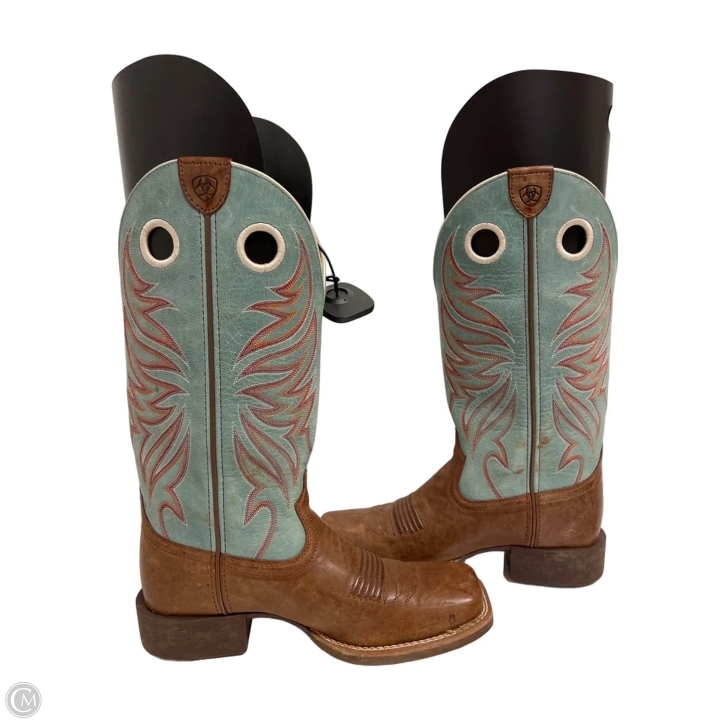 Boots Western By Ariat In Blue & Brown, Size: 7