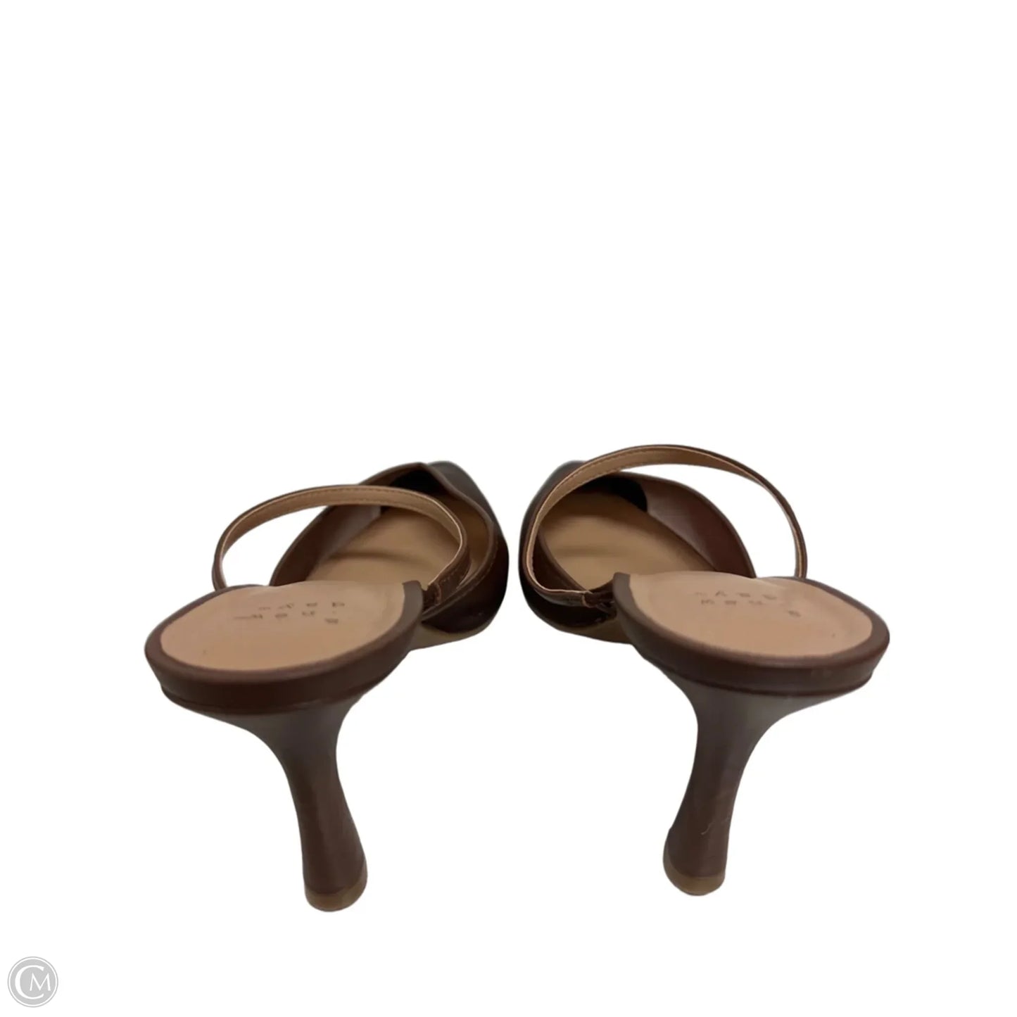 Sandals Heels Stiletto By A New Day In Brown, Size: 9.5