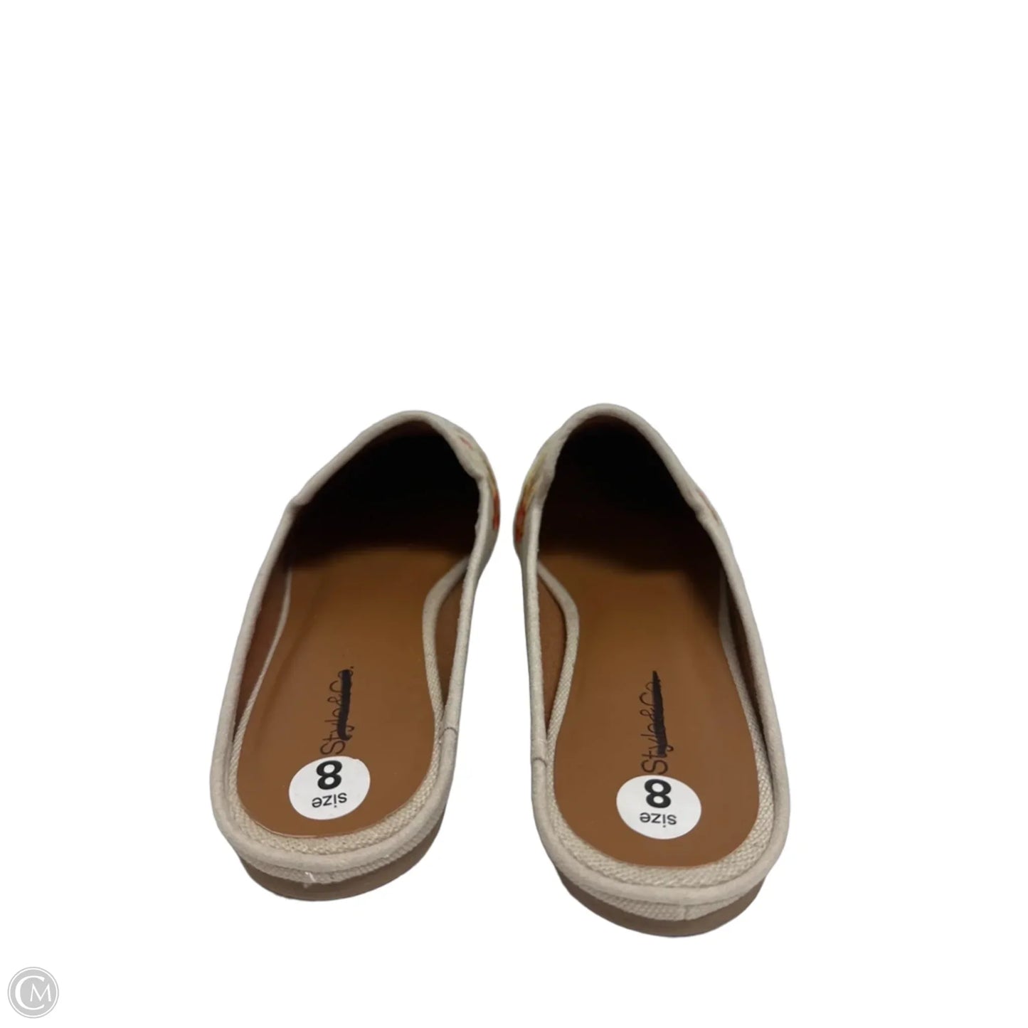 Shoes Flats By Style And Company In Floral Print, Size: 8