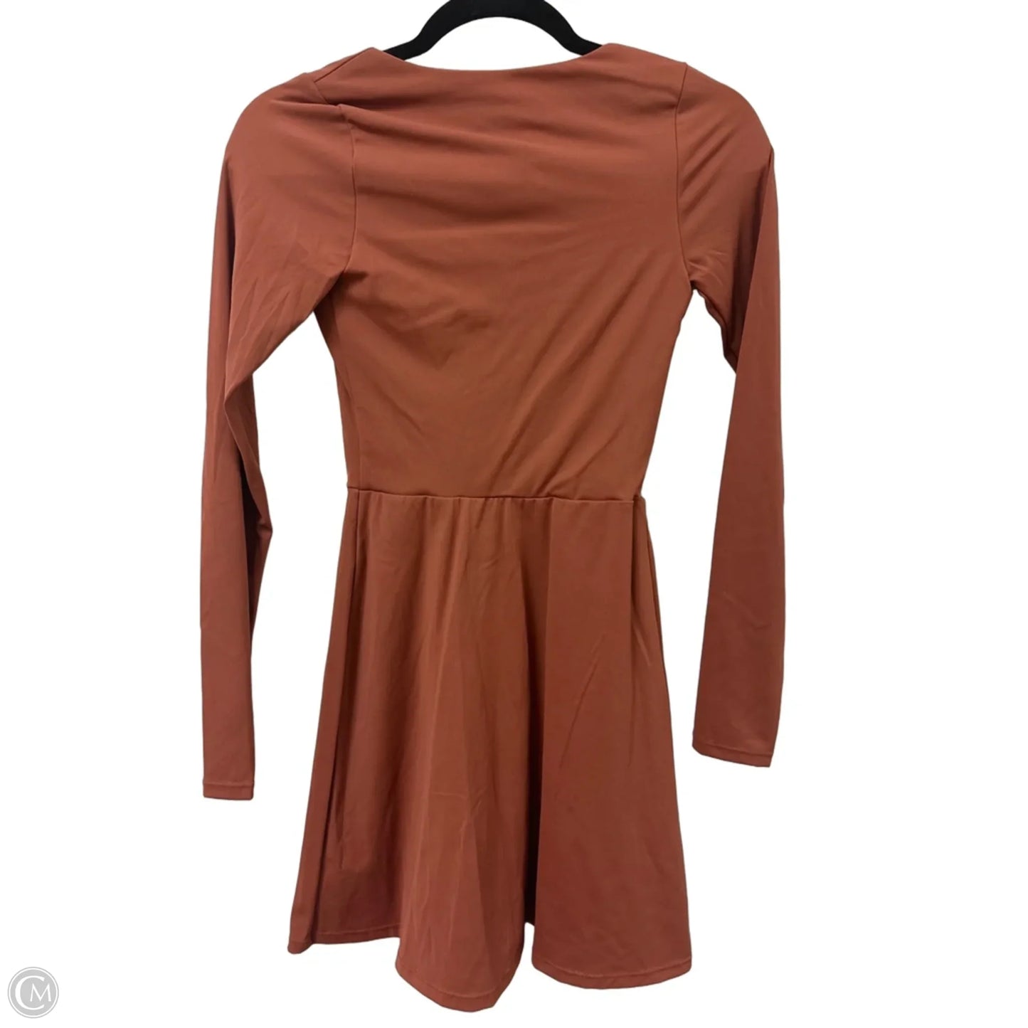 Athletic Dress By Qinsen In Brown, Size: S