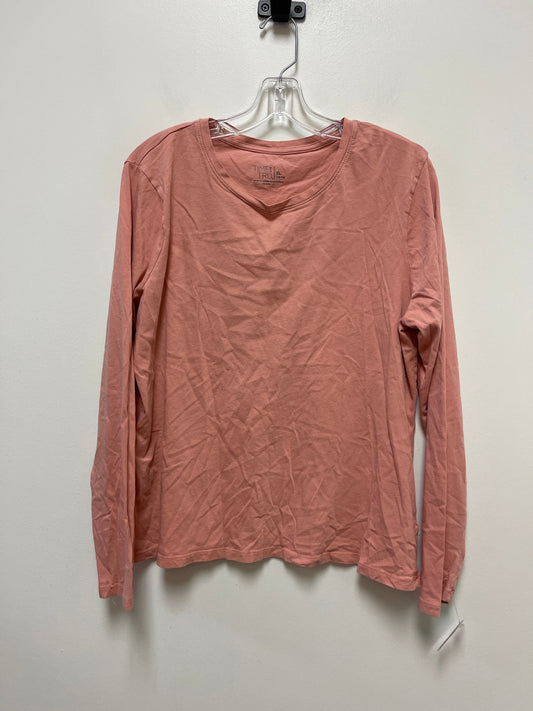 Top Long Sleeve Basic By Time And Tru  Size: Xl