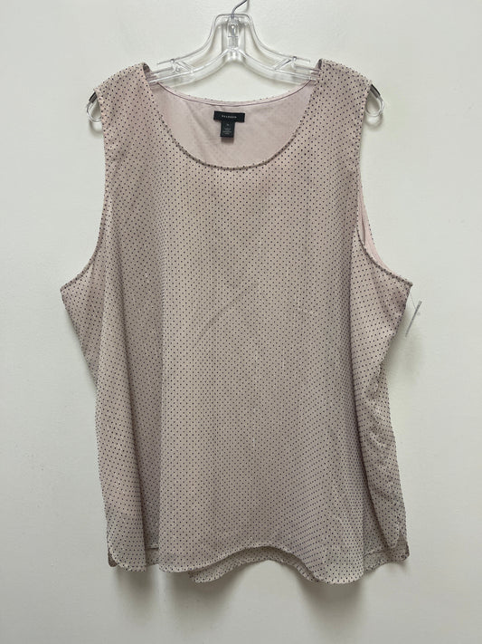 Top Sleeveless By Halogen  Size: 3x