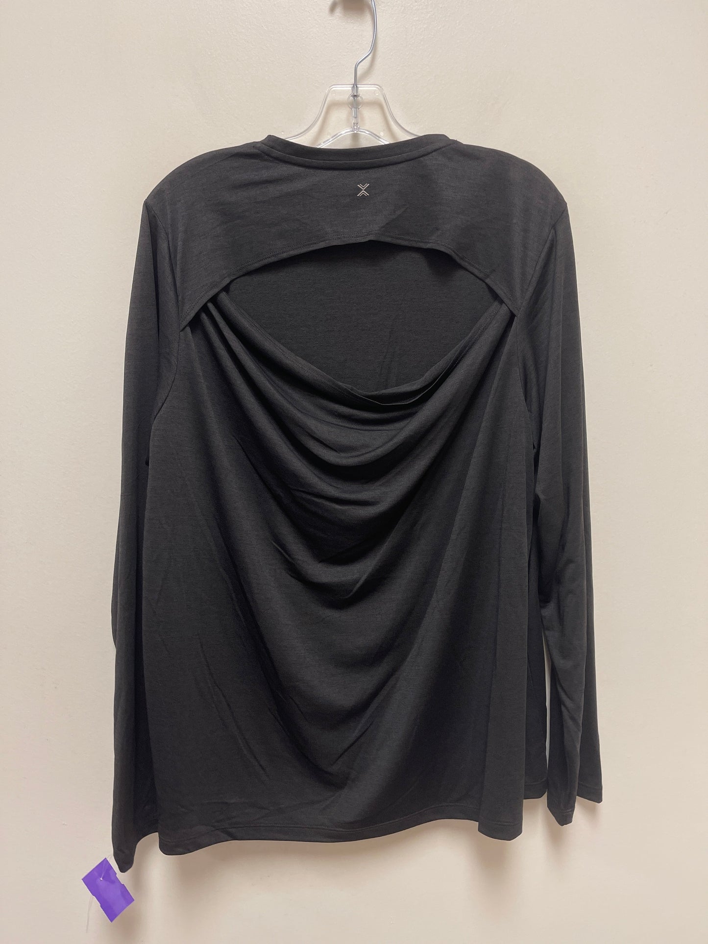 Athletic Top Long Sleeve Collar By Xersion  Size: 2x