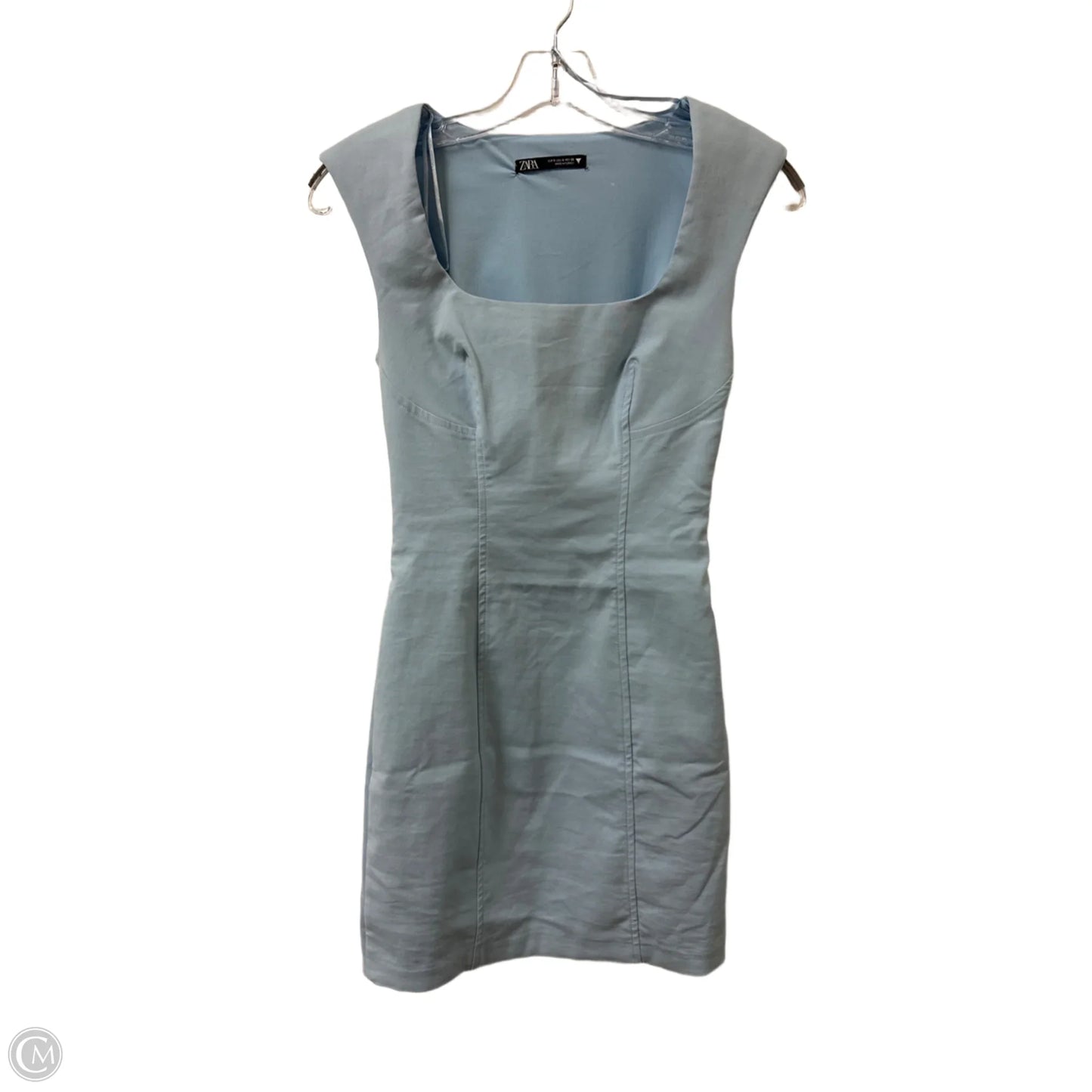 Dress Casual Short By Zara In Blue, Size: S