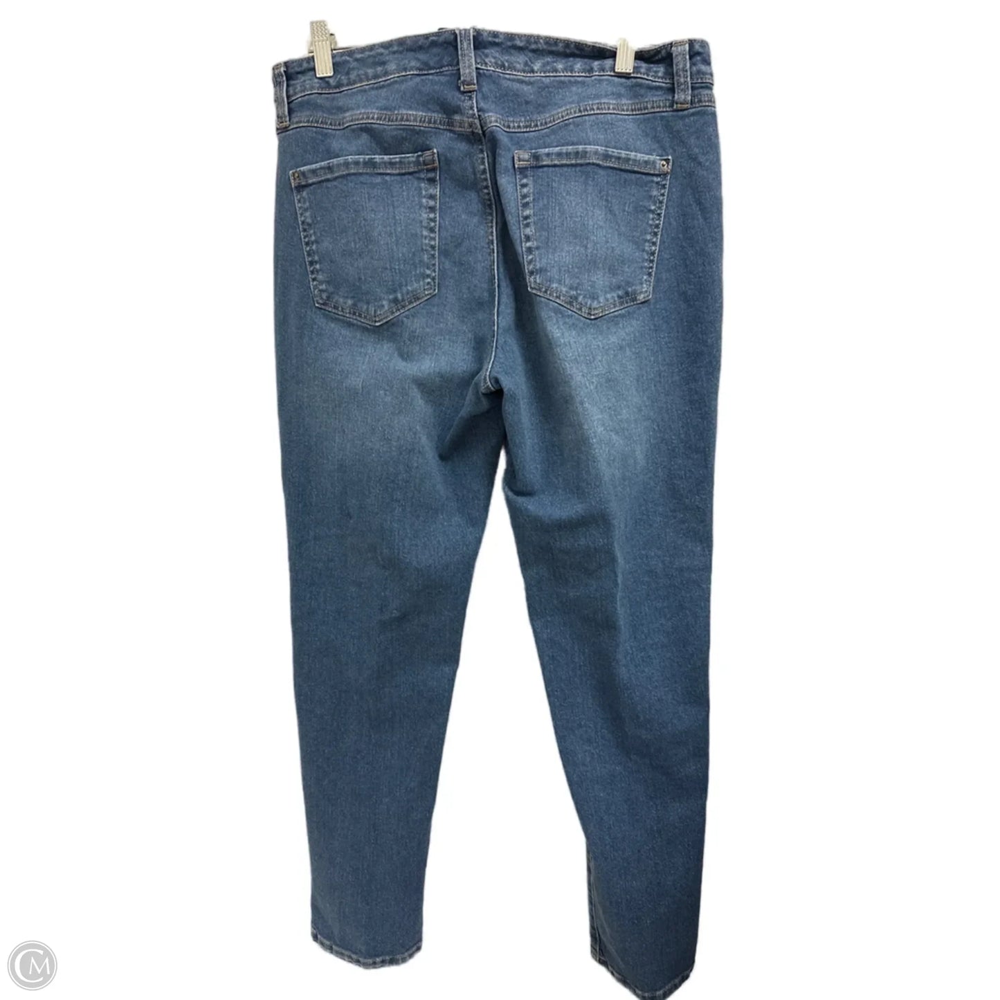 Jeans Straight By Inc In Blue Denim, Size: 14