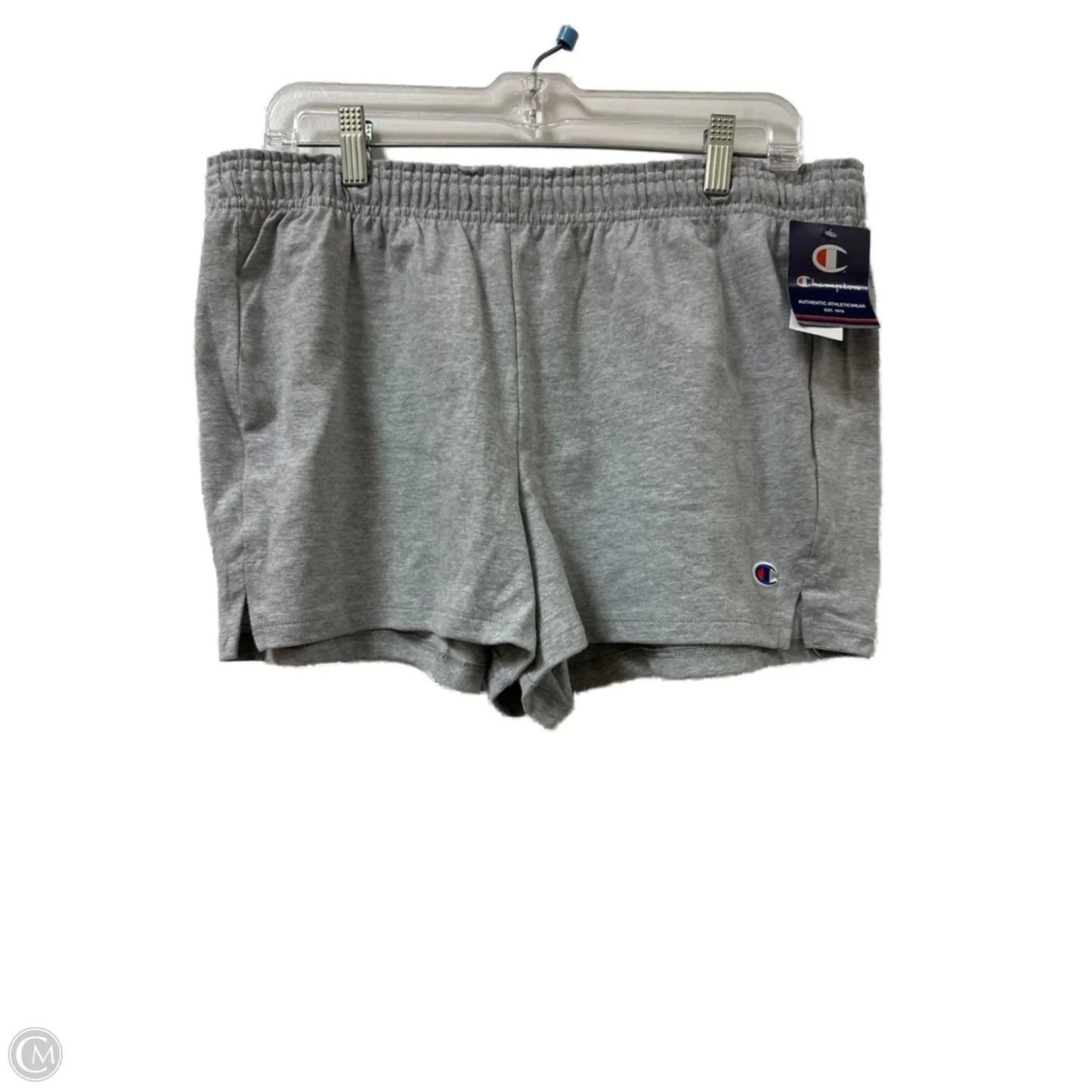 Athletic Shorts By Champion In Grey, Size: Xl