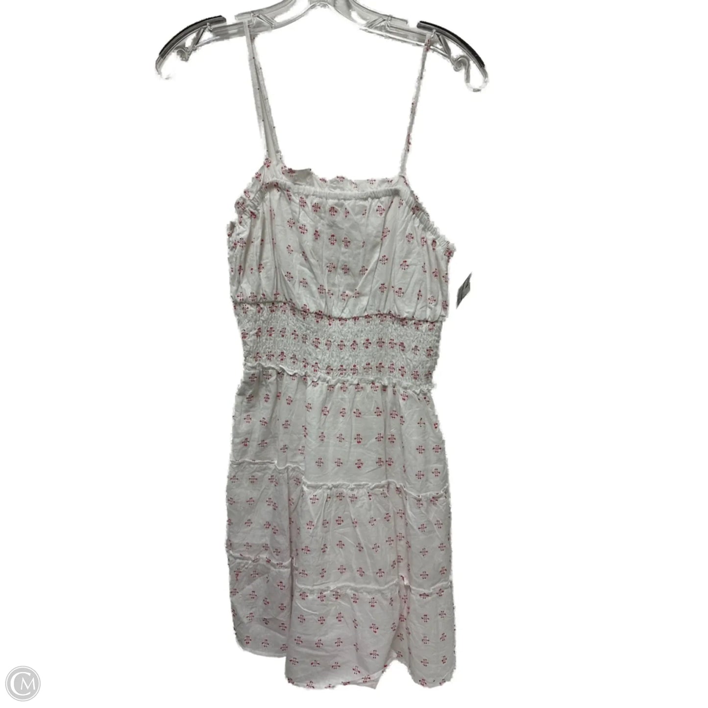 Dress Casual Short By Jessica Simpson In Red & White, Size: M