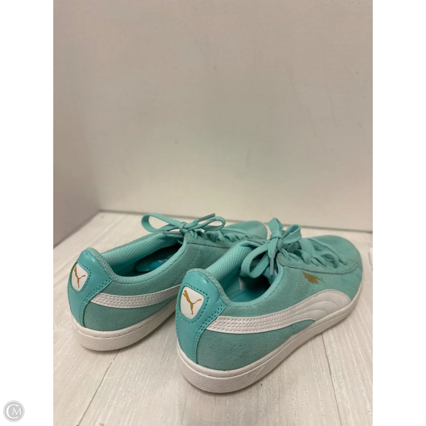 Shoes Sneakers By Puma In Blue, Size: 7