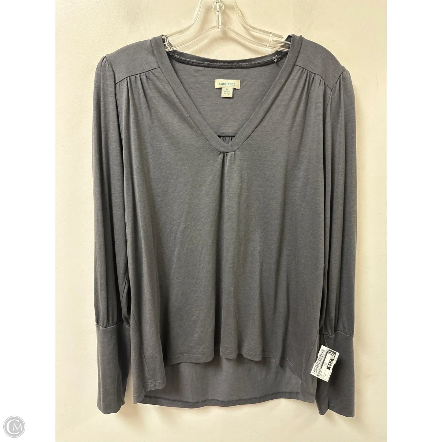 Top Long Sleeve By Sundance In Grey, Size: M
