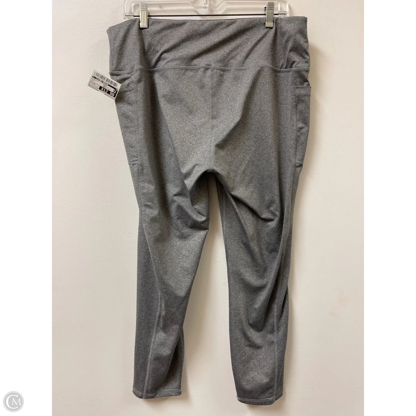 Athletic Leggings By Clothes Mentor In Grey, Size: Xl