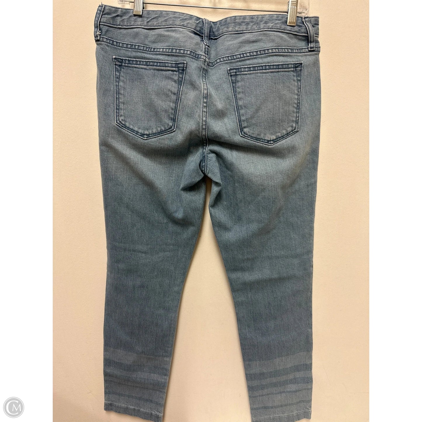 Jeans Skinny By Gap In Blue Denim, Size: 10