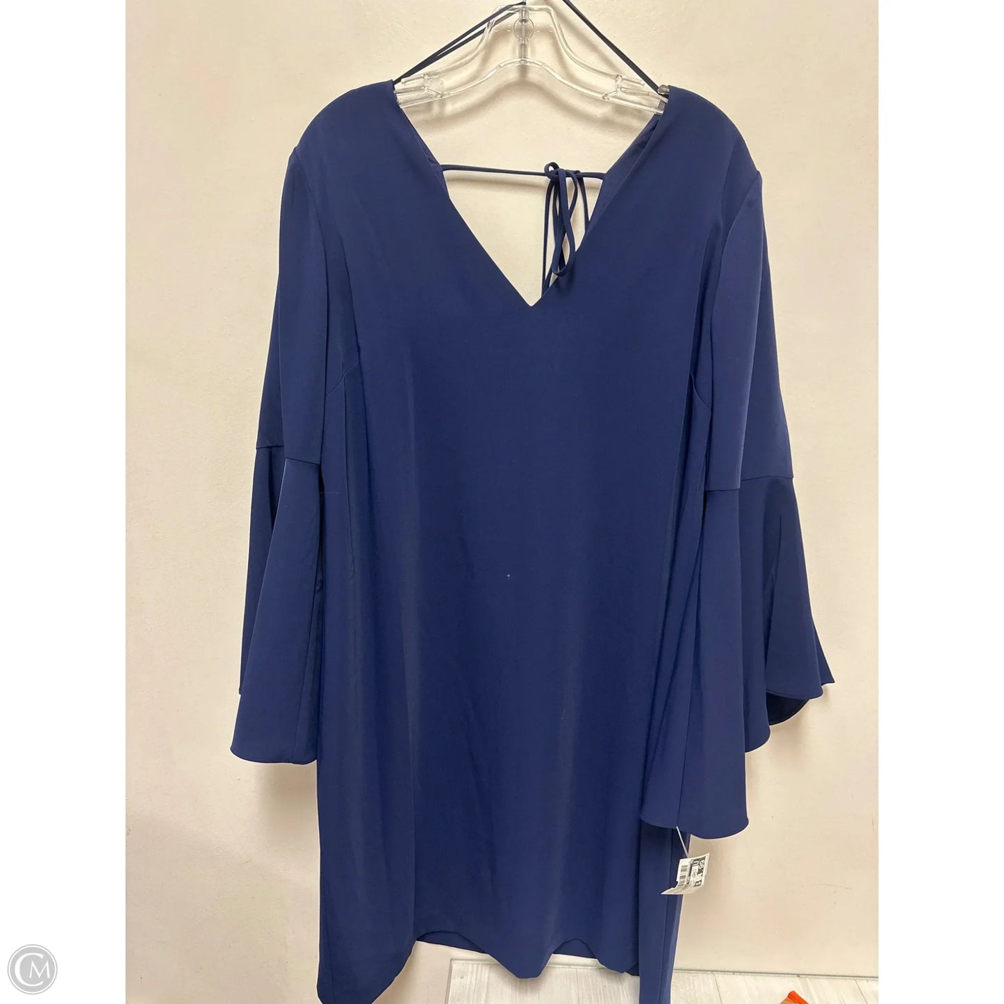 Dress Casual Midi By Trina By Trina Turk In Blue, Size: Xl