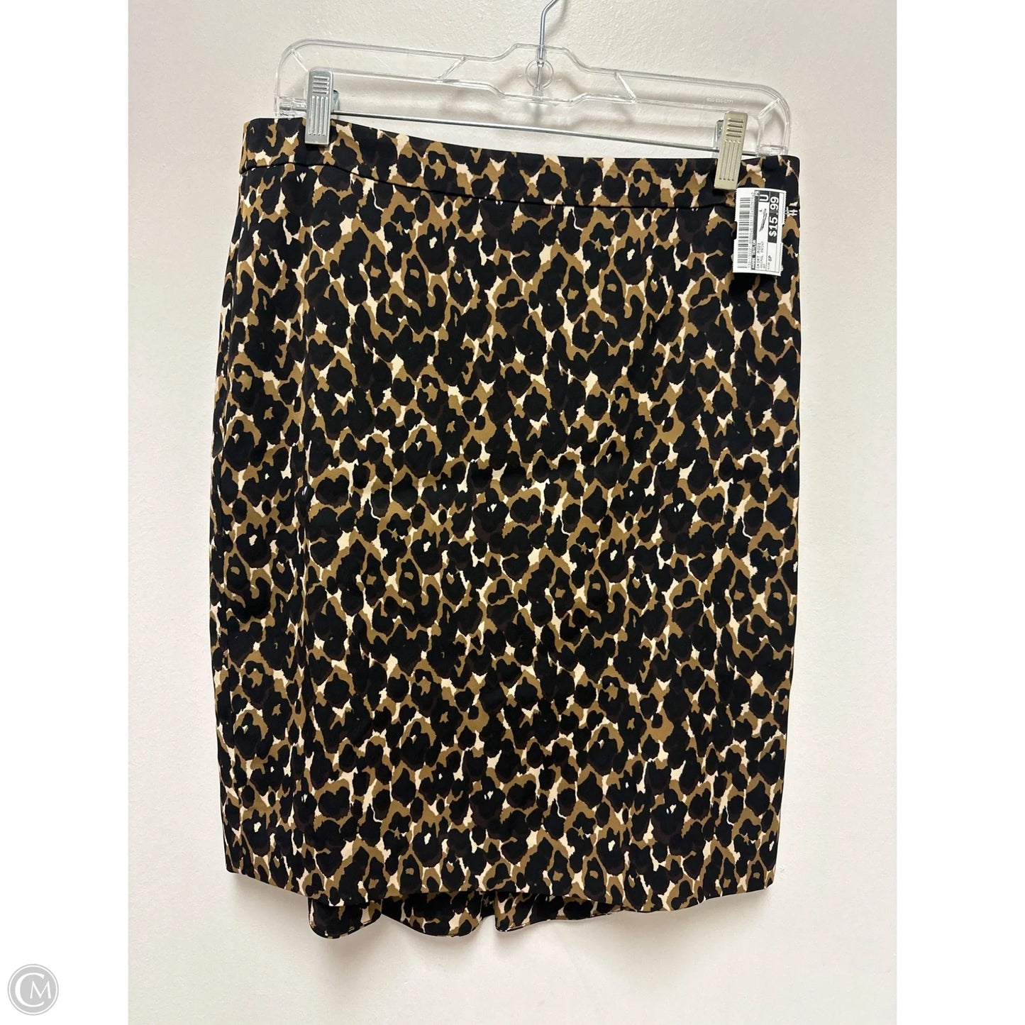Skirt Midi By Ann Taylor In Animal Print, Size: 8p