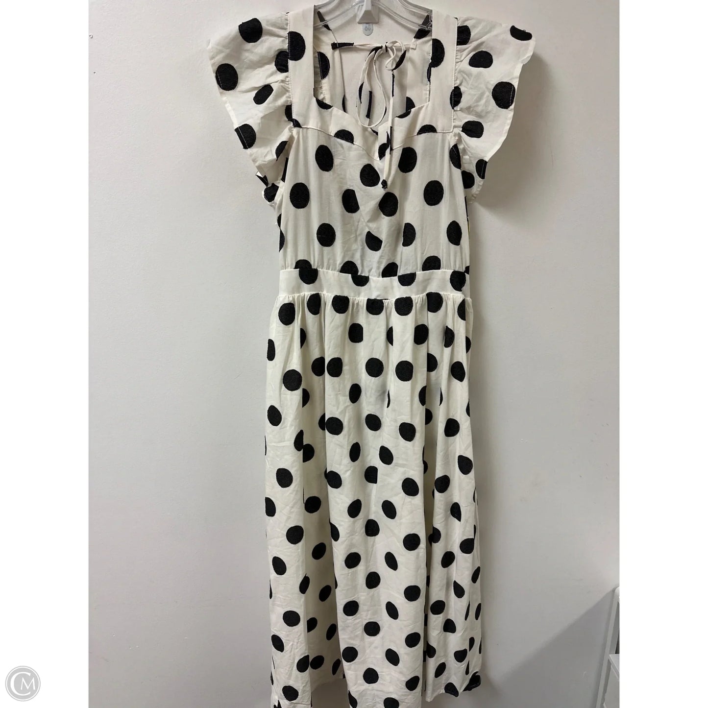 Dress Casual Maxi By Amadi In Polkadot Pattern, Size: Mp