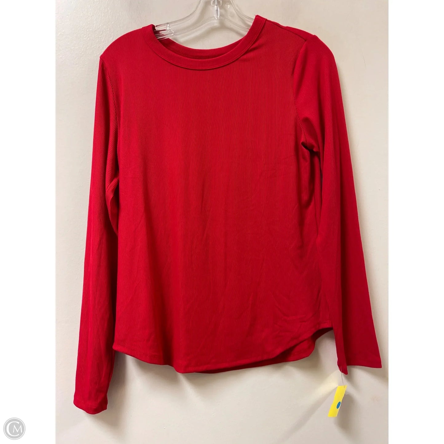 Top Long Sleeve By No Boundaries In Red, Size: L