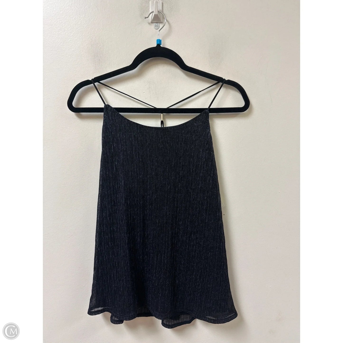 Top Sleeveless By Limited In Black & Blue, Size: M
