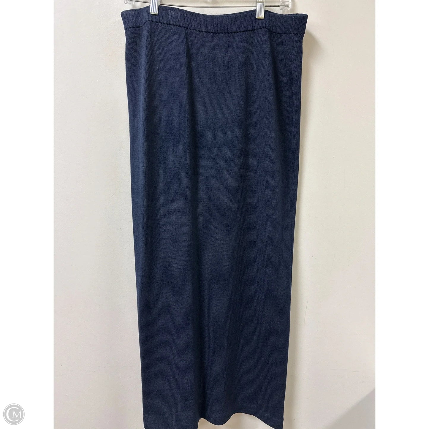 Skirt Luxury Designer By St John Collection In Navy, Size: 14