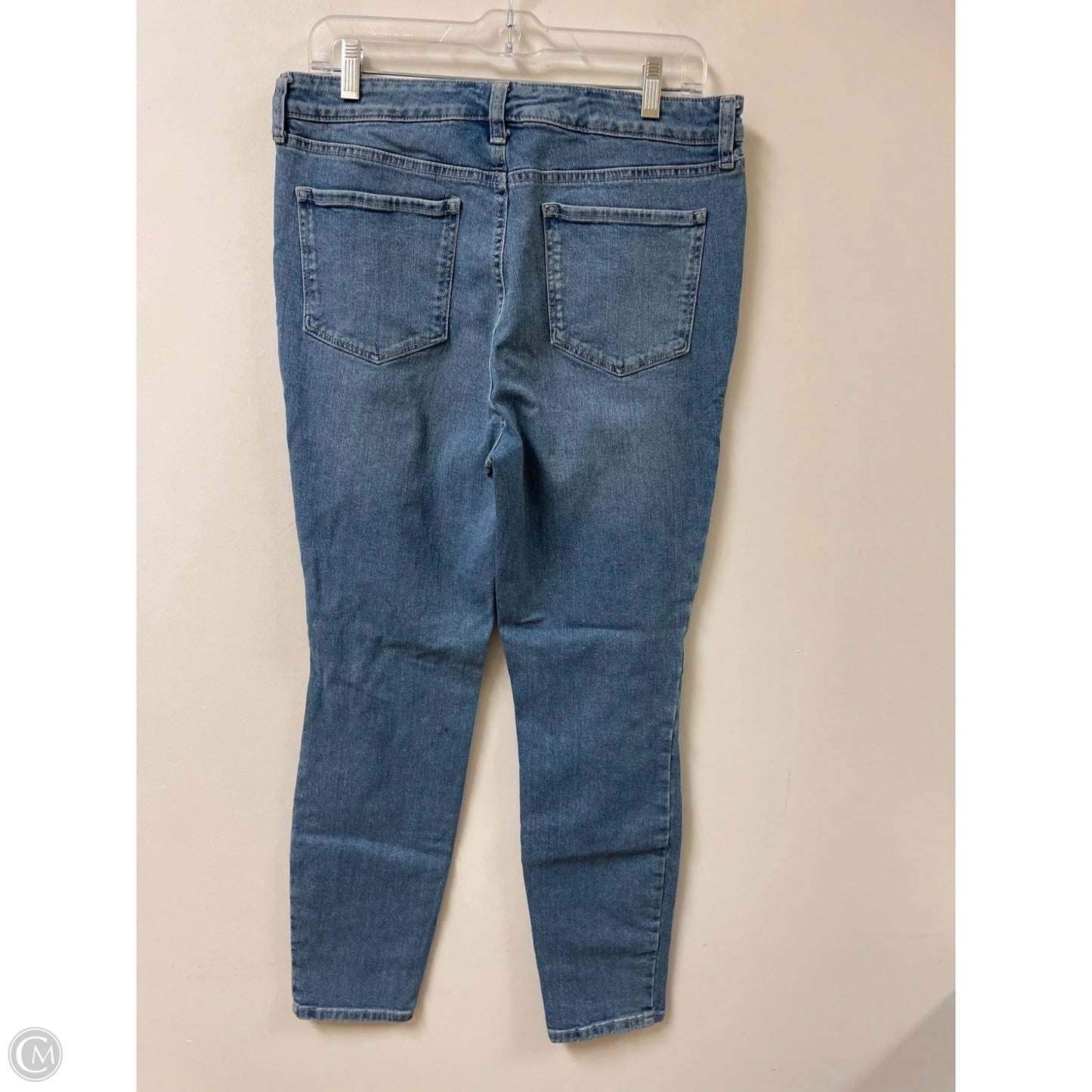 Jeans Skinny By Style And Company In Blue Denim, Size: 12