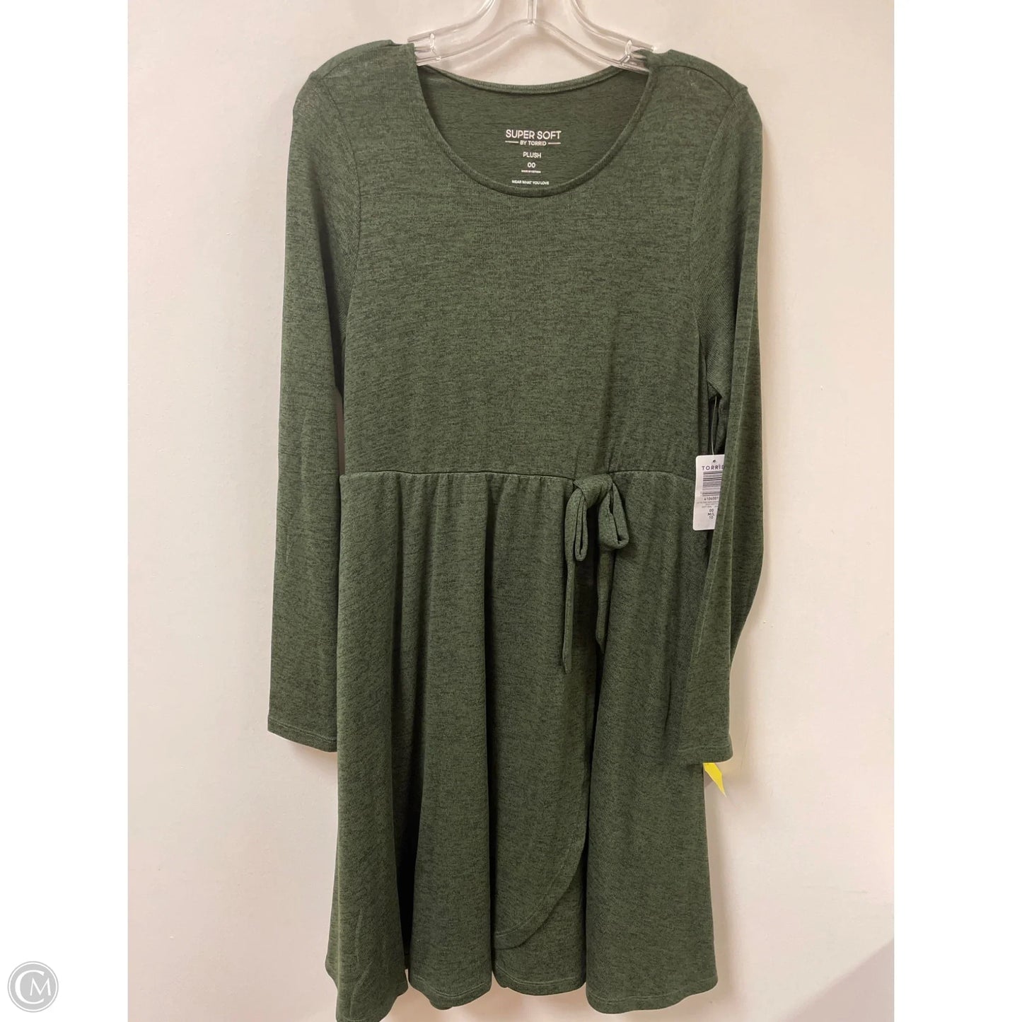 Dress Casual Midi By Torrid In Green, Size: L