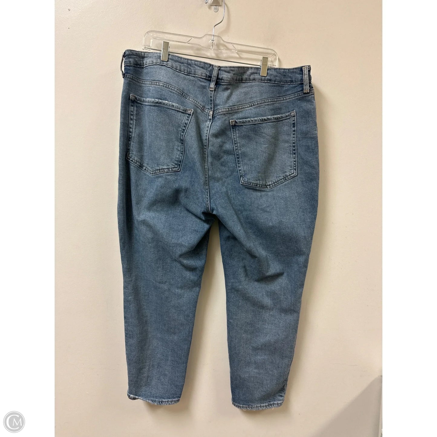 Jeans Straight By Old Navy In Blue Denim, Size: 18