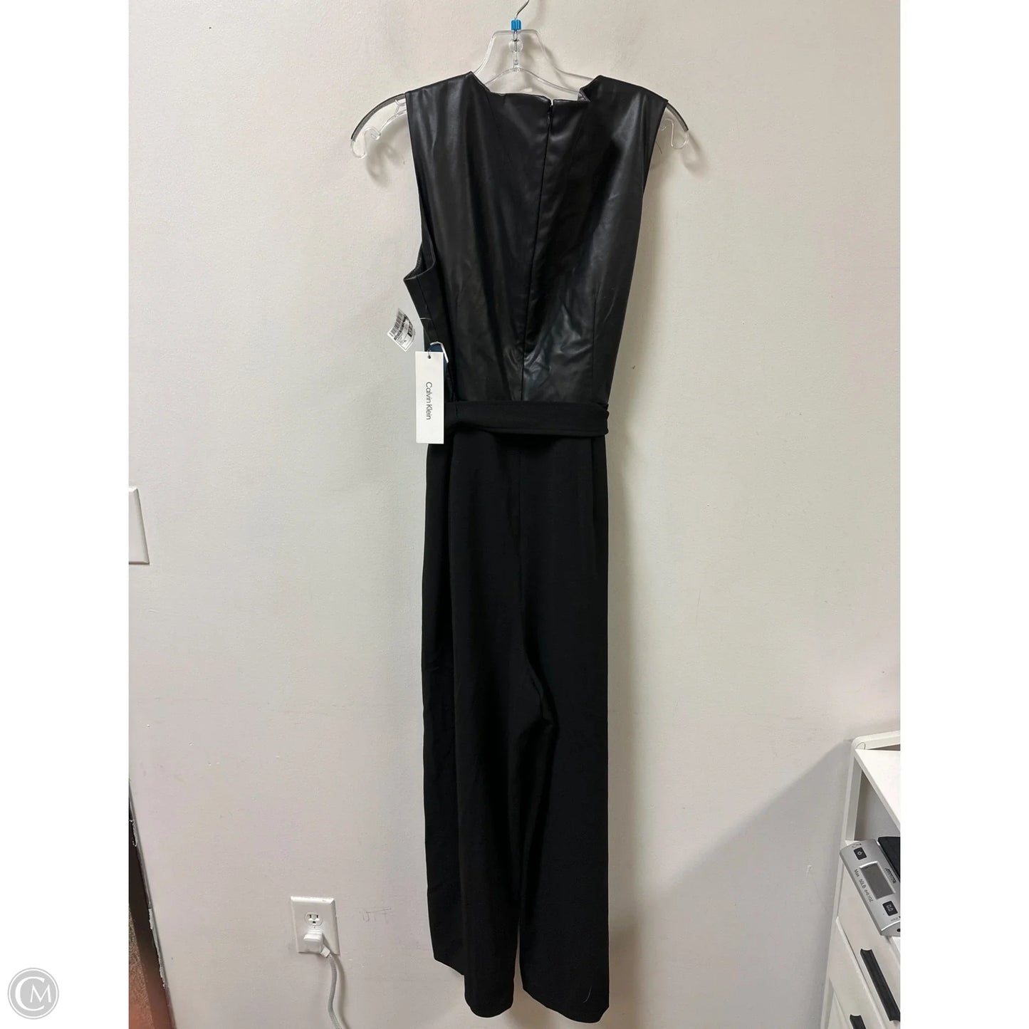 Jumpsuit By Calvin Klein In Black, Size: Xl