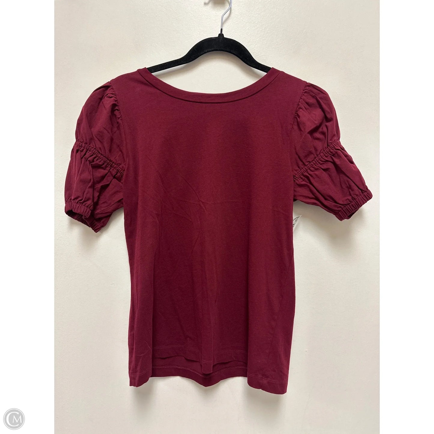 Top Short Sleeve By Loft In Red, Size: Xs