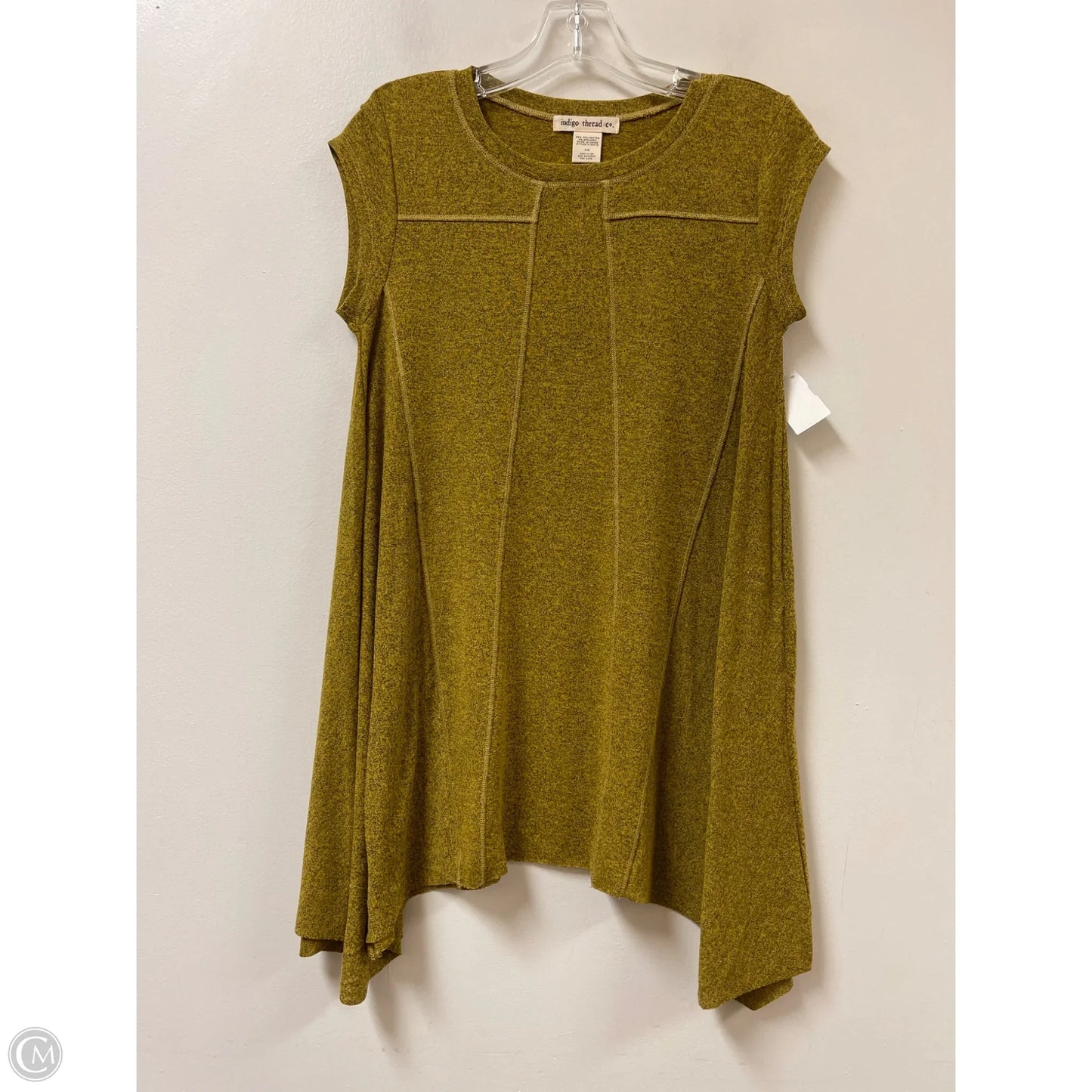 Tunic Short Sleeve By Indigo Thread In Yellow, Size: Xs