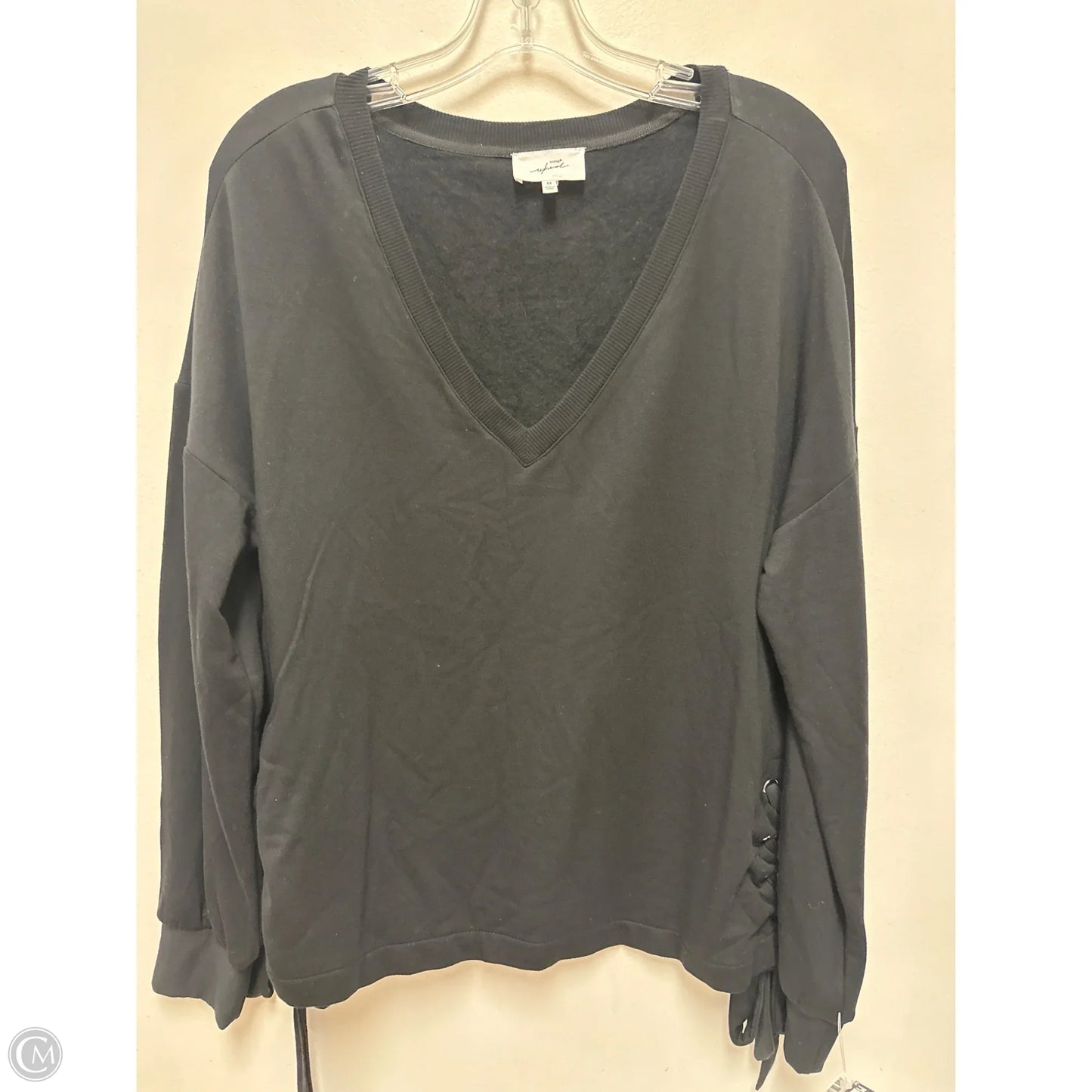 Sweatshirt Crewneck By Soma In Black, Size: M