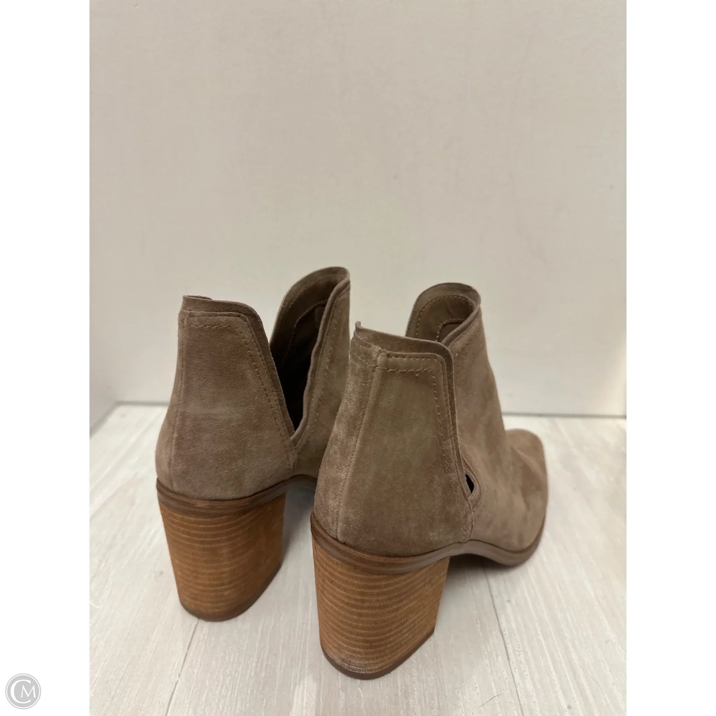 Boots Ankle Heels By Steve Madden In Brown, Size: 8.5