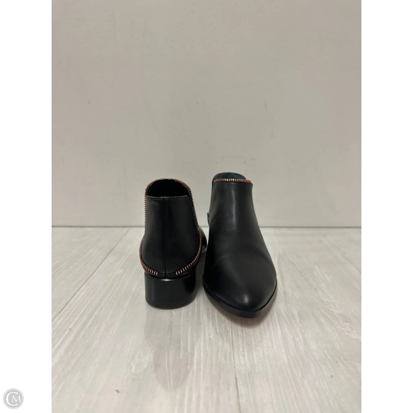 Boots Ankle Flats By Halogen In Black, Size: 5.5