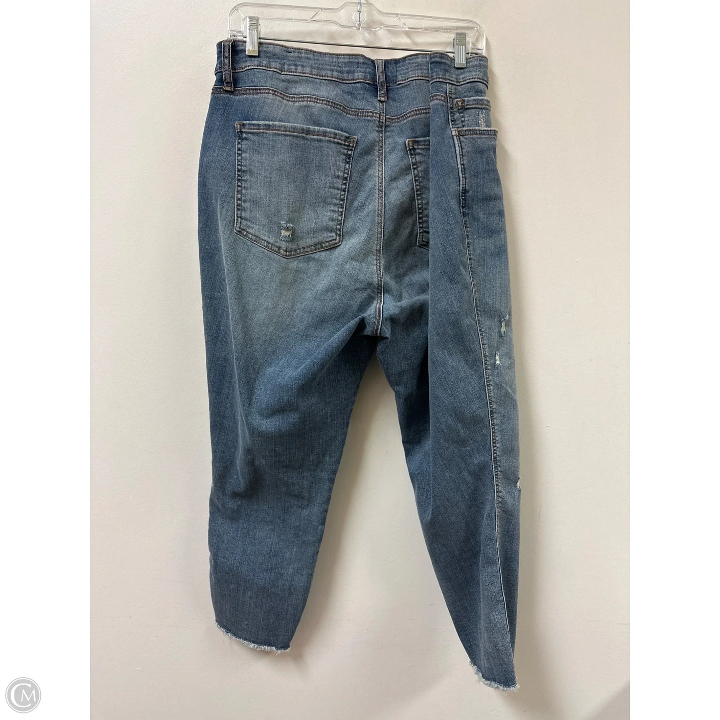 Jeans Cropped By Kut In Blue Denim, Size: 16