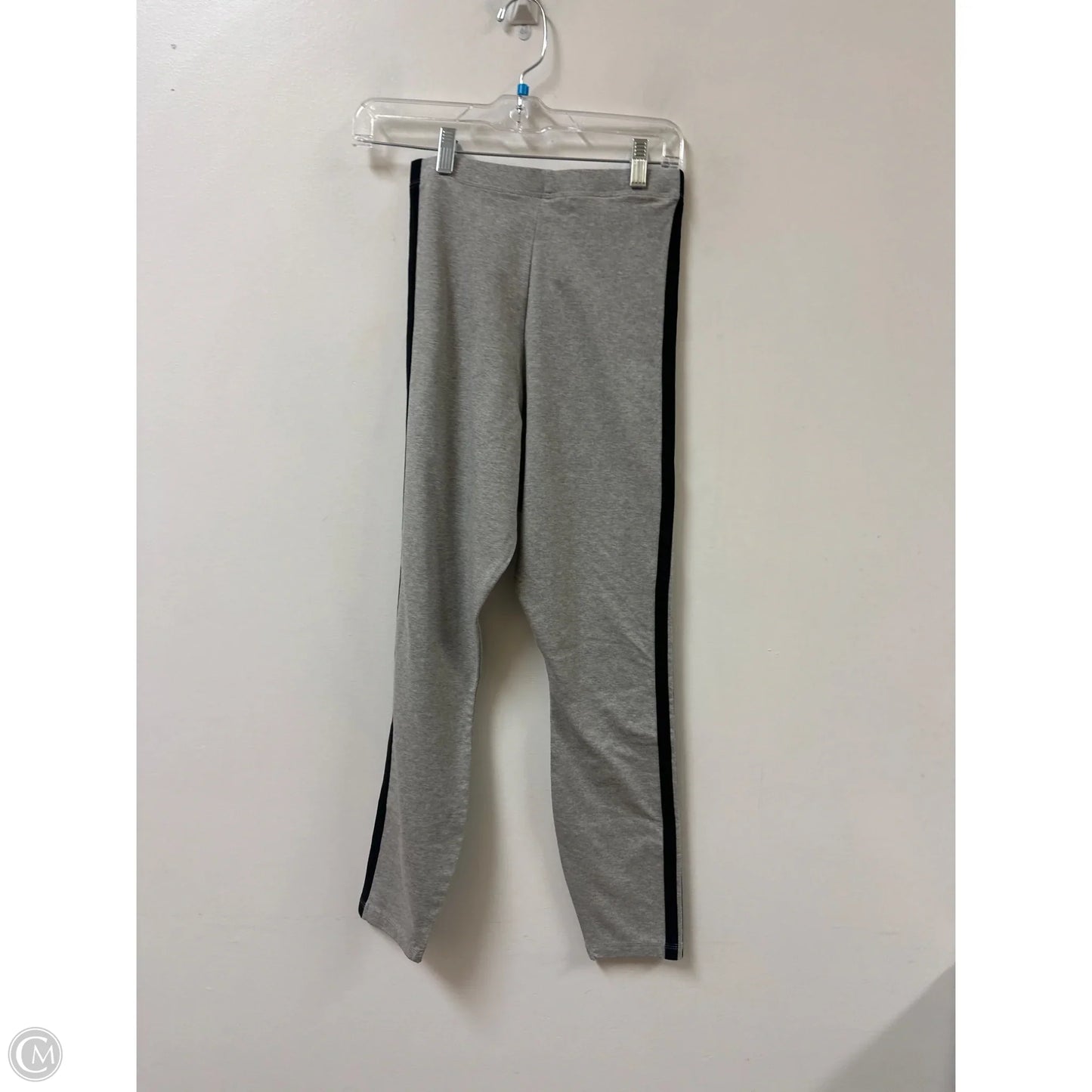 Athletic Leggings By Adidas In Grey, Size: S