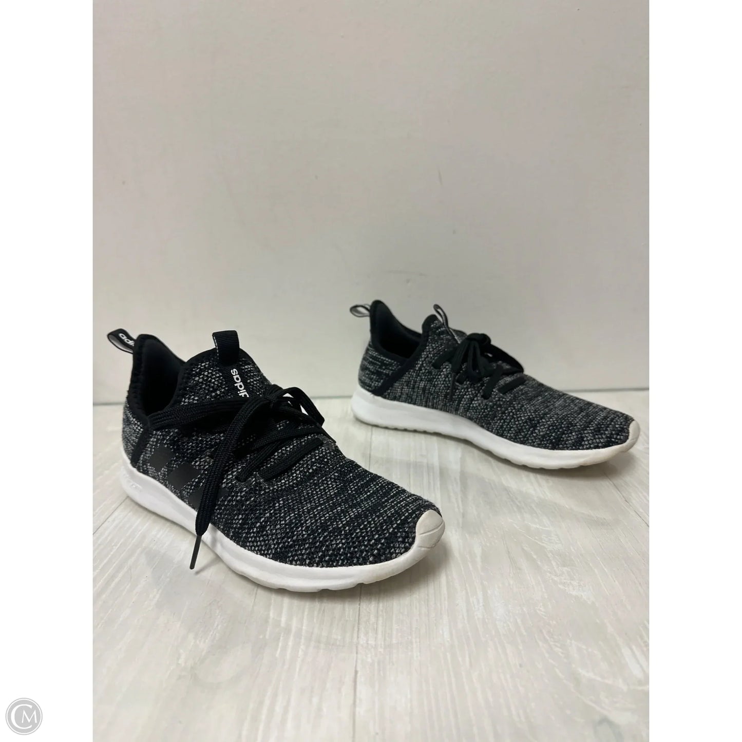 Shoes Athletic By Adidas In Black & White, Size: 7