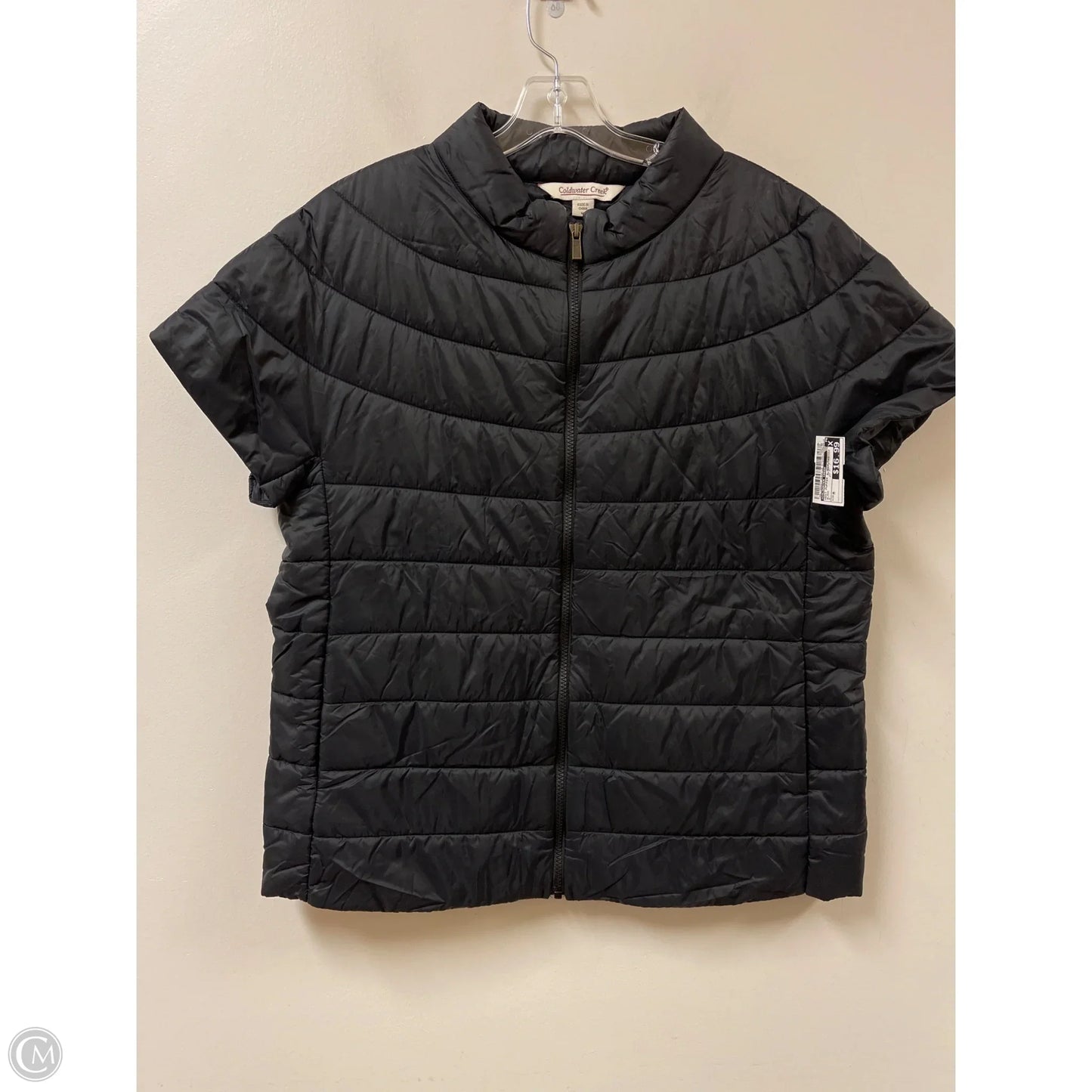 Vest Puffer & Quilted By Coldwater Creek In Black, Size: M