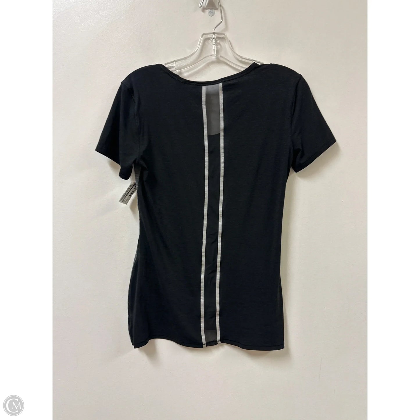 Athletic Top Short Sleeve By Athleta In Black, Size: Xs