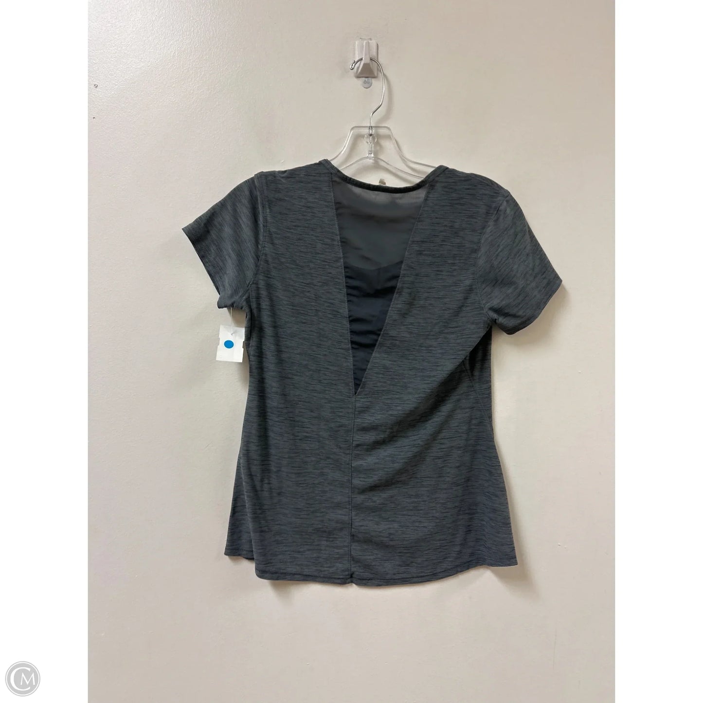 Athletic Top Short Sleeve By Old Navy In Grey, Size: S