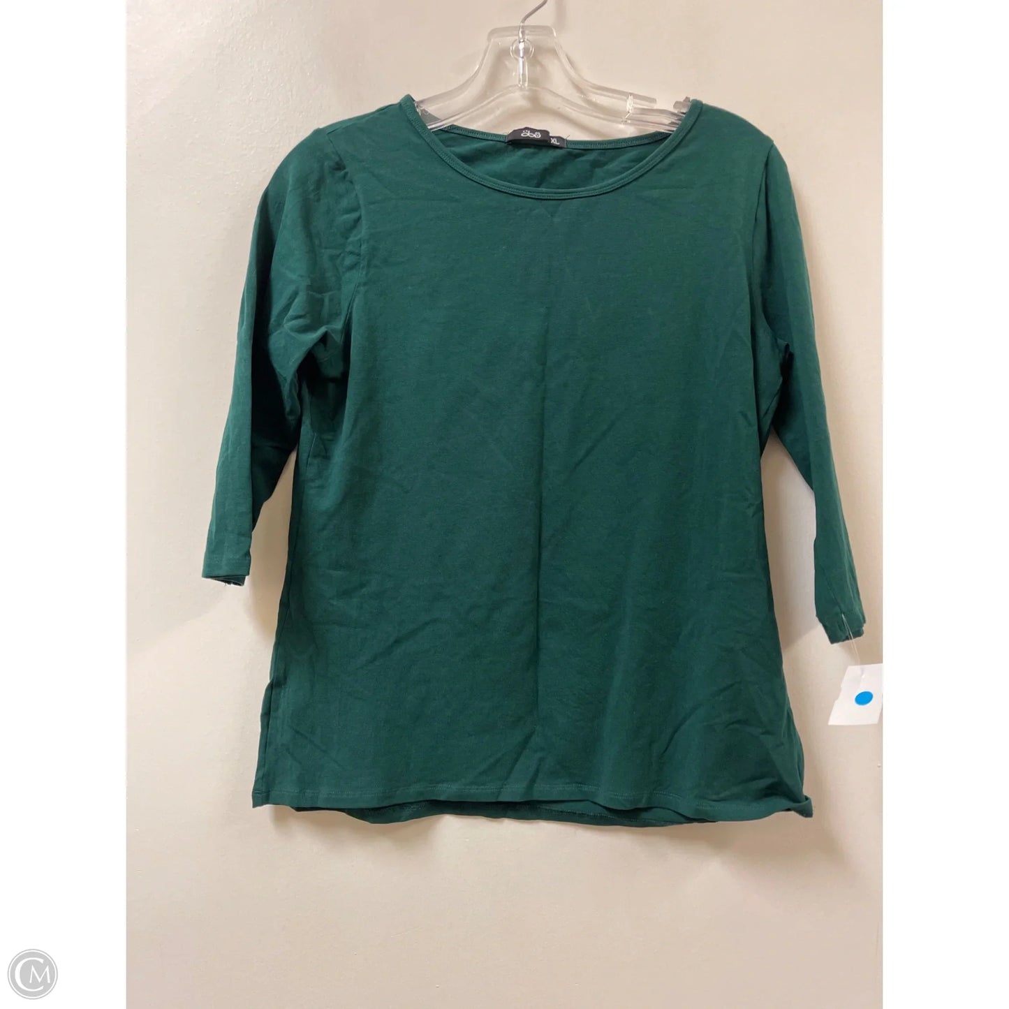 Top Long Sleeve By Clothes Mentor In Green, Size: Xl