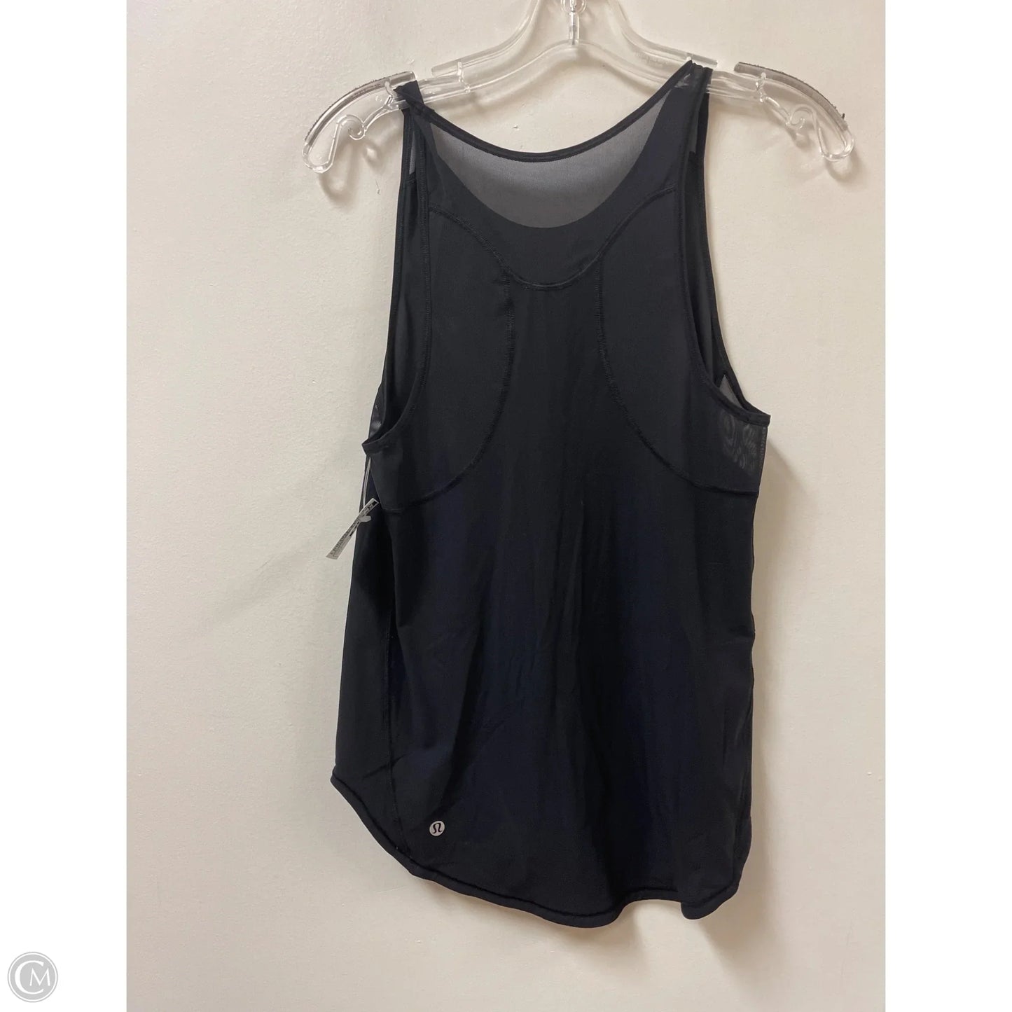 Athletic Tank Top By Lululemon In Black, Size: M