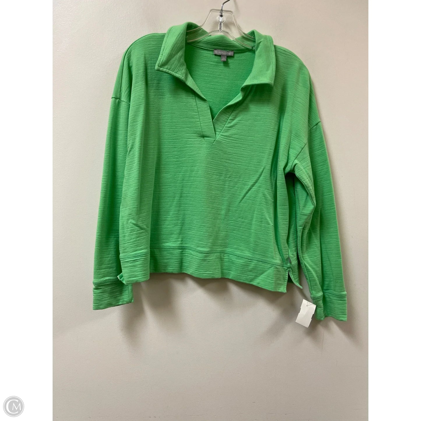 Top Long Sleeve By Talbots In Green, Size: Lp