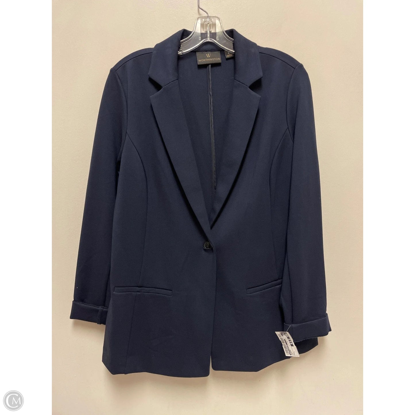 Blazer By Worthington In Navy, Size: L