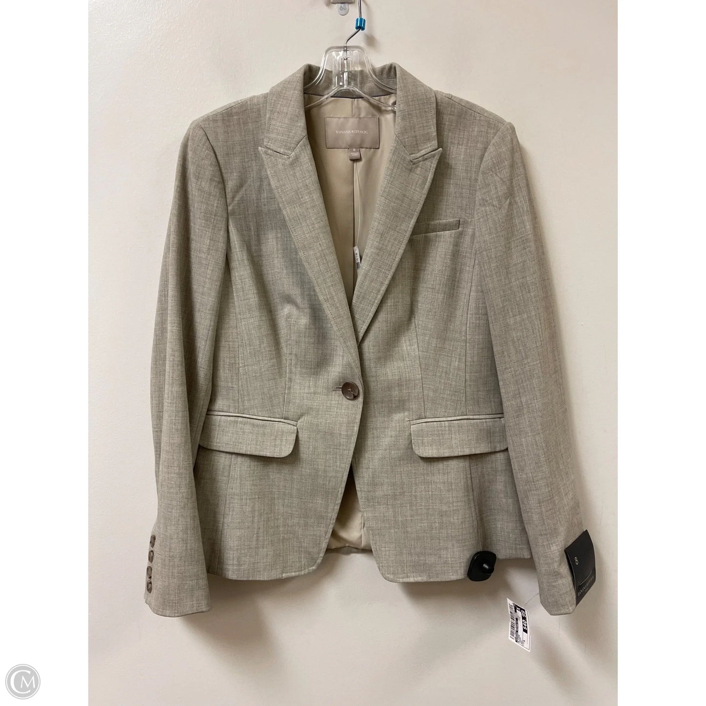 Blazer By Banana Republic In Cream, Size: M