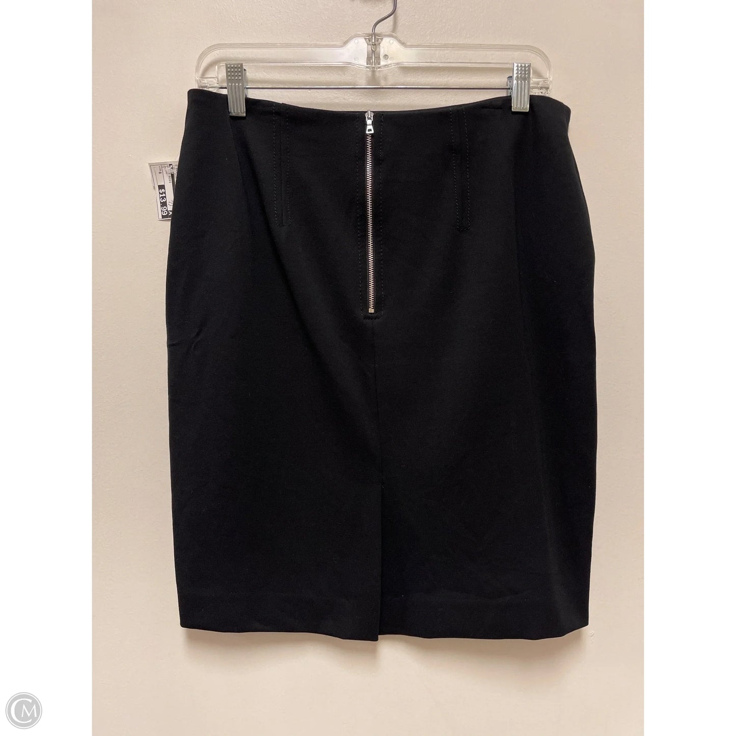 Skirt Midi By Loft In Black, Size: 6