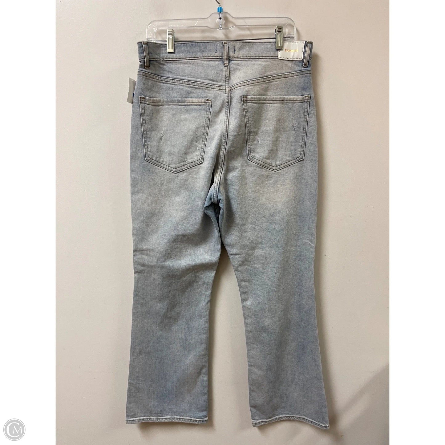 Jeans Boot Cut By Express In Blue Denim, Size: 12