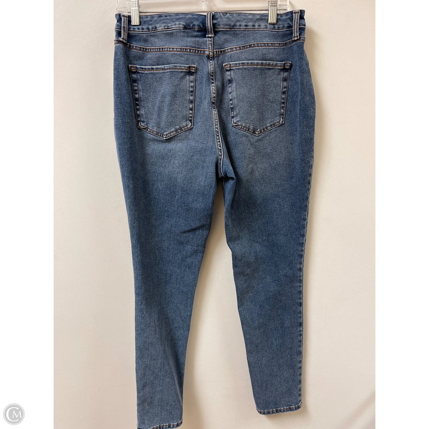 Jeans Skinny By Time And Tru In Blue Denim, Size: 10
