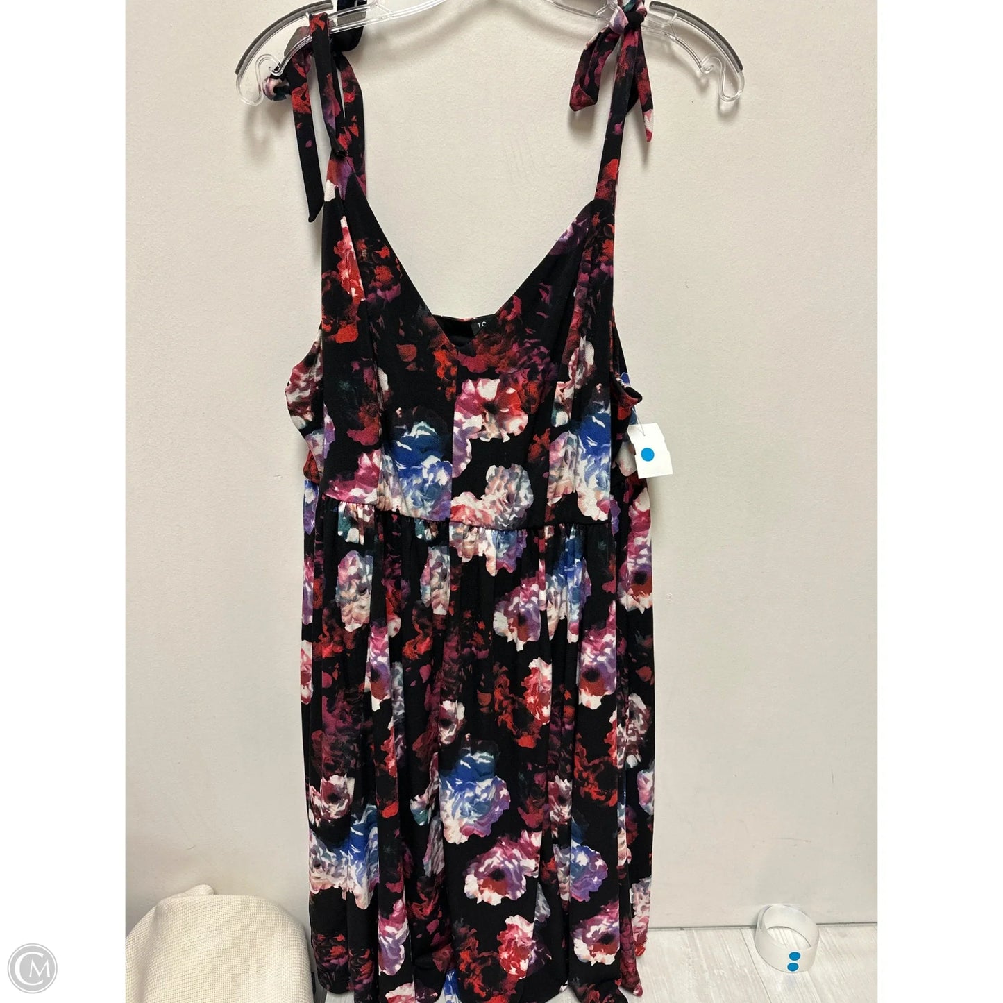 Dress Casual Short By Torrid In Black & Pink, Size: 2x