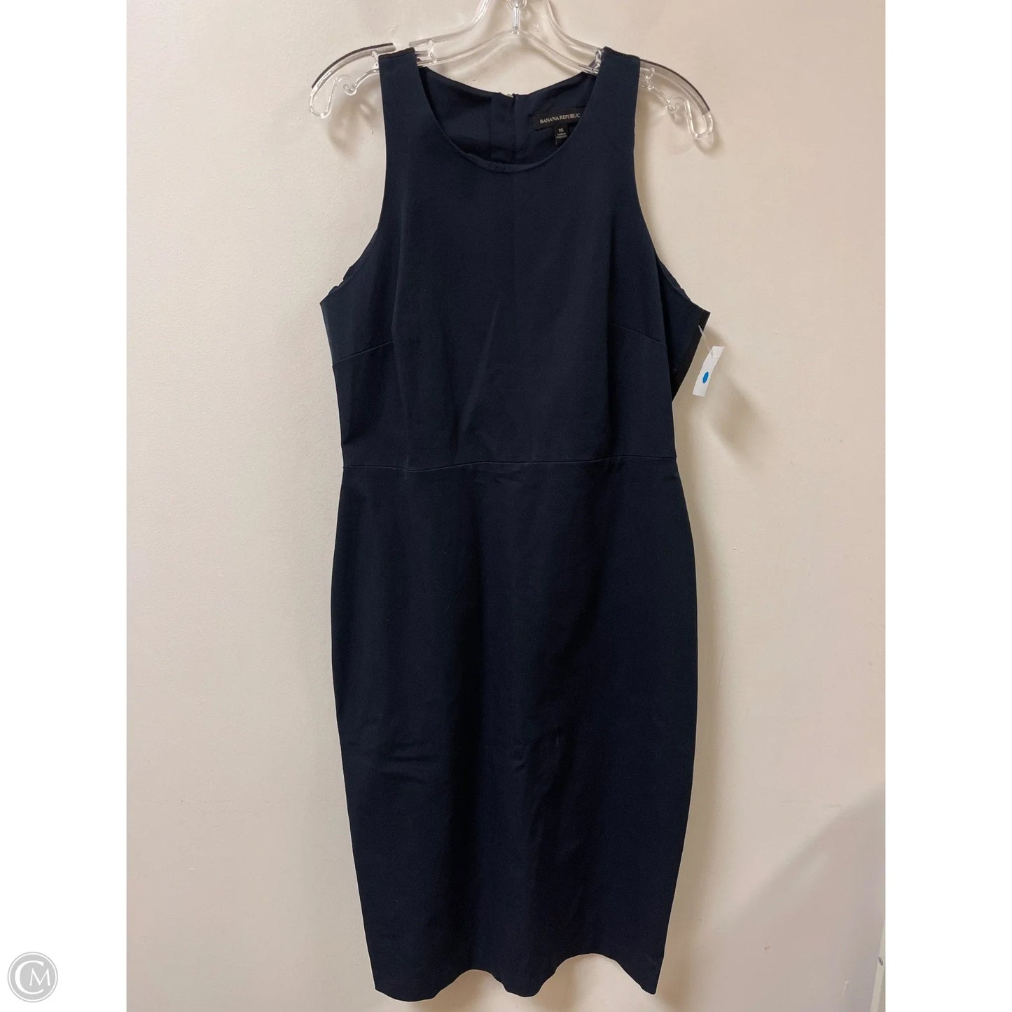 Dress Casual Midi By Banana Republic In Navy, Size: Xl