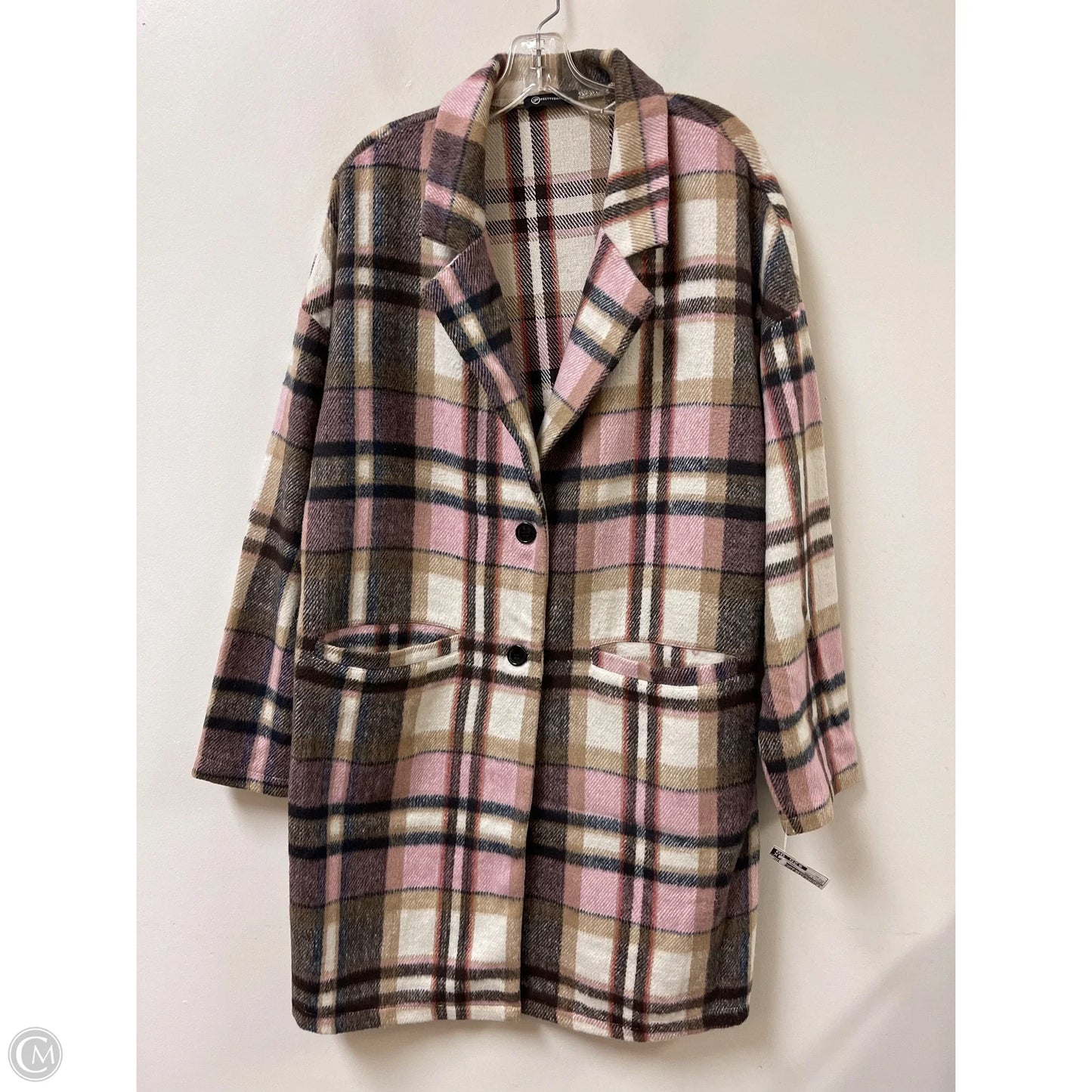 Coat Other By Prettygarden In Brown & Pink, Size: Xl
