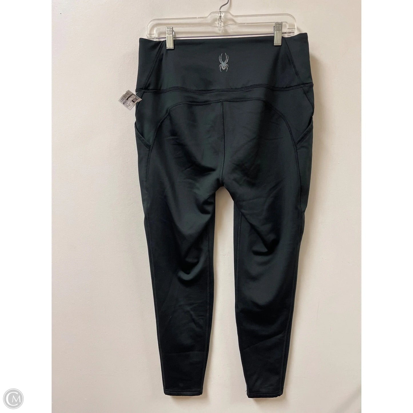 Athletic Leggings By Spyder In Black, Size: Xl