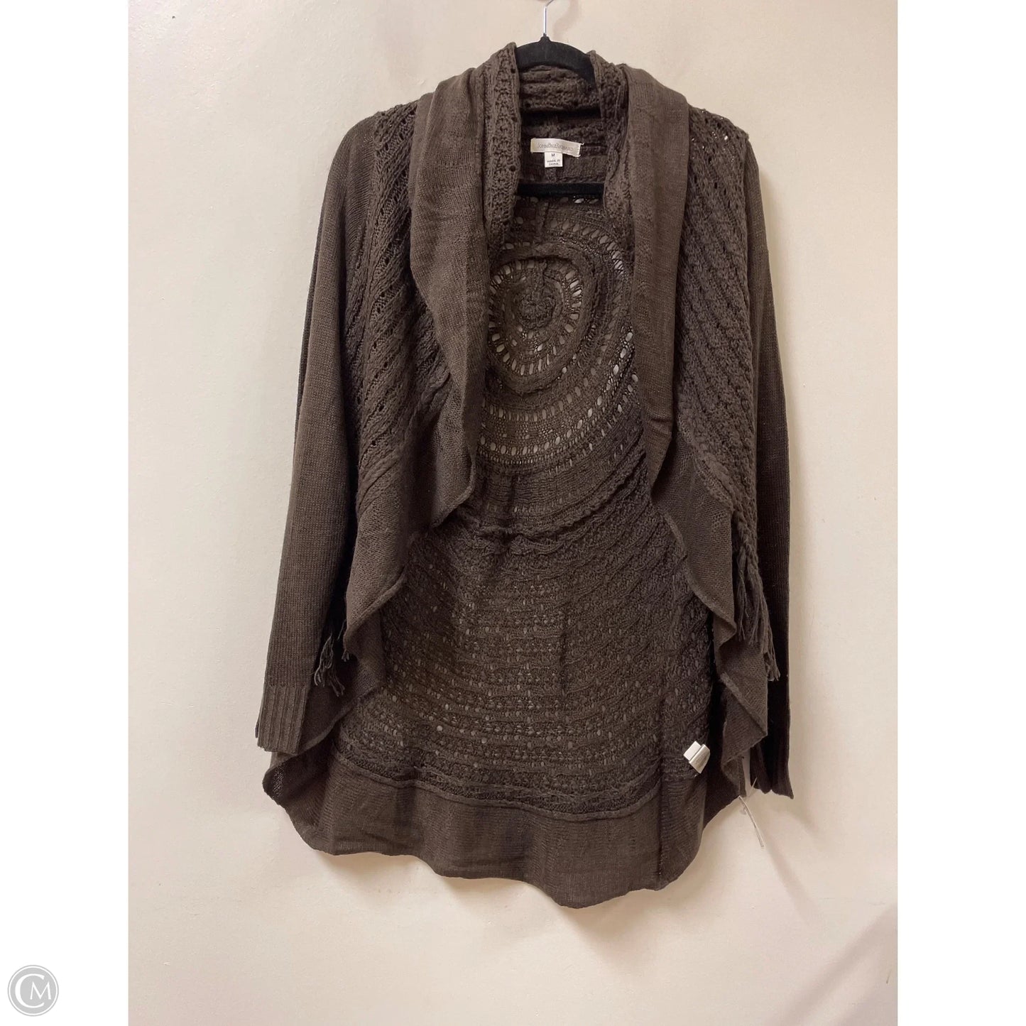 Sweater Cardigan By John Paul Richard In Brown, Size: M