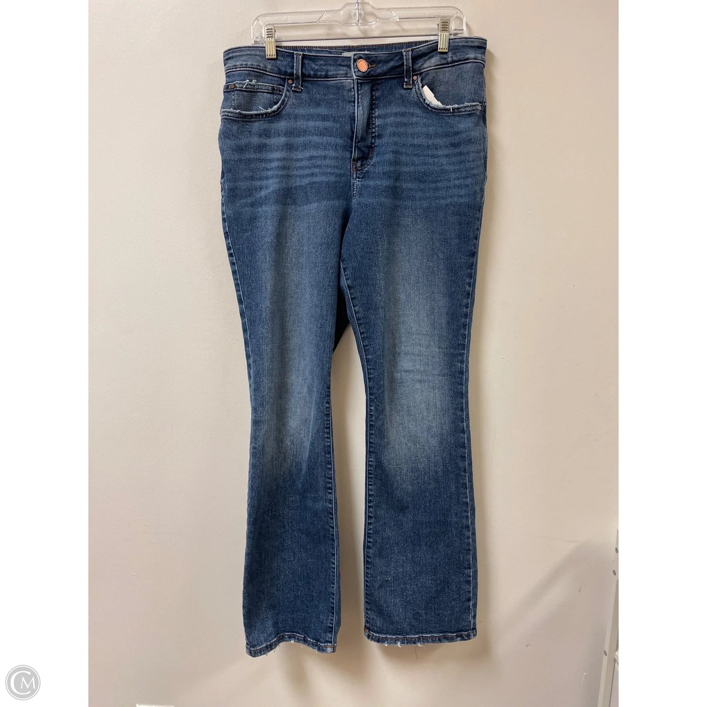Jeans Boot Cut By Maurices In Blue Denim, Size: 14